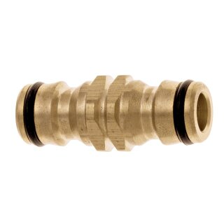 Messingverbindungsstecker leicht m. 2 x O-Ring
 NBR