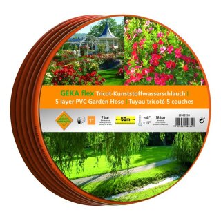 GEKA-flex-Wasserschlauch 1/2 50m-Rolle PVC m. Tricoteinlage
 EAN
