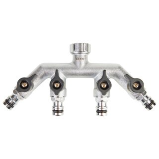 GEKA plus-Vierwegeventil Stecksystem IG G 3/4 MS Cr
 Karte