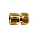 GEKA plus-Schlauchstück mit Wasserstopp 1/2 - 13mm...