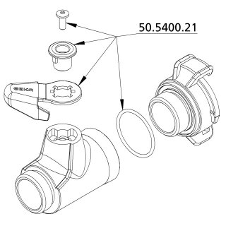 GEKA plus-Ersatzteilset soft rain zu Nr.
 5303KVSB
