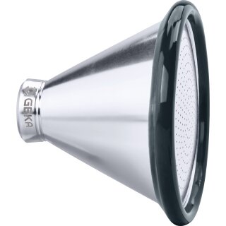 GEKA plus-Brausekopf soft rain XL 0,8mm-Bohr. 100mm-Platine LM,
 101SR Karte