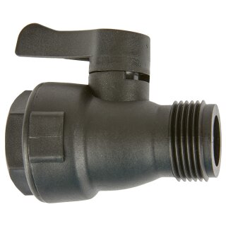 Kugelventil soft rain-soft rain PX IG x AG G 3/4 KS schwarz
 65mm