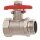 GEKA-Kugelventil f. Universalwascher IG x AG G 3/4 MS Ni
 53mm