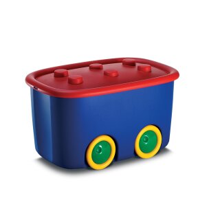 Funny Box - 580x385x320mm - 46 Liter - blau/rot