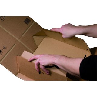 SBP-PACKBOX A5+, 230x166x90mm, sk m. Aufreißfaden, braun, portoopt., VE 20 Stück