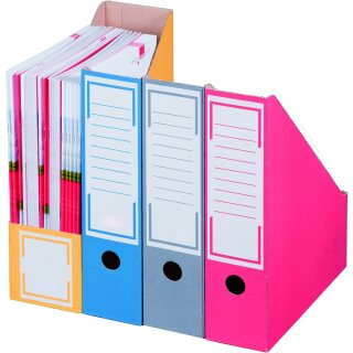 SBP-ARCHIV-STEHSAMMLER, 257x97x317mm, rot, passt auch für A4 Überformate, VE 20 Stück