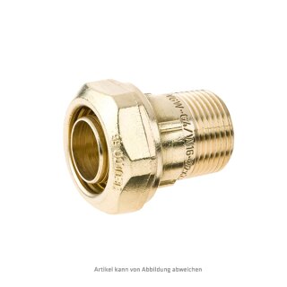 Übergangsstück mit Außengewinde 1 1/4" für Kunststoffrohrabmessung 40x5,5 mm - VE 5 Stück