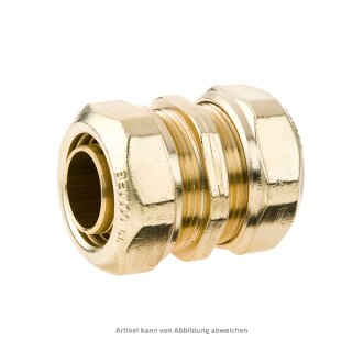 Kupplung für Kunststoffrohrabmessung 32x3,5 mm - VE 5 Stück