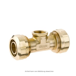 T-Stück Mittelabgang mit Innengewinde 1 1/4" für Kunststoffrohrabmessung 50x5,4 mm - VE 1 Stück