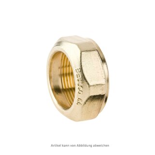 Druckmutter für Kunststoffrohrabmessung 14 mm - VE 20 Stück