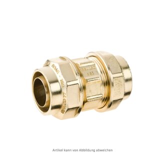 Kupplung für Kunststoffrohrabmessung 25x2 mm - VE 5 Stück