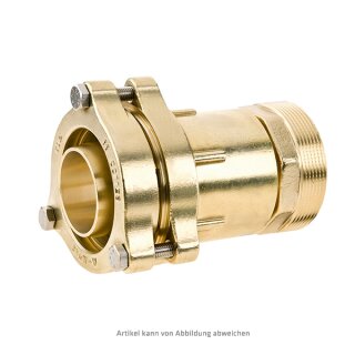 Übergangsstück mit Außengewinde 3" als Flanschverbinder für Kunststoffrohrabmessung 75x4,3 mm - VE 1 Stück