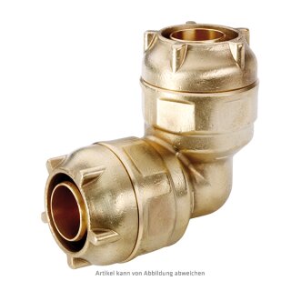 Winkelkupplung 90° für Kunststoffrohrabmessung 63 mm - VE 1 Stück