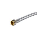 Panzerschlauch - Flexschlauch Trinkwasser nach W543, Edelstahl, PE-HD, DN08, 200 mm, 1/2"ÜM x G 1/2"AG