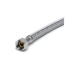 Panzerschlauch - Flexschlauch Trinkwasser nach W543, Edelstahl, PE-HD, DN08, 2000 mm, 1/2"ÜM x 1/2"ÜM