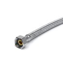 Panzerschlauch - Flexschlauch Trinkwasser nach W543, Edelstahl, PE-HD, DN08, 2000 mm, 1/2"ÜM x 1/2"ÜM