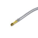 Panzerschlauch - Flexschlauch Trinkwasser nach W543, Edelstahl, PE-HD, DN08, 700 mm, 3/8"ÜM x M10x1 AG lang