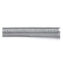 Panzerschlauch - Flexschlauch Trinkwasser nach W543, Edelstahl, PE-HD, DN08, 700 mm, 3/8"ÜM x 3/8"ÜM 90°