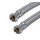 Panzerschlauch - Flexschlauch Trinkwasser nach W543, Edelstahl, PE-HD, DN19, 2000 mm, 3/4"ÜM x 3/4"ÜM