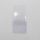 Münztaschen mit Lasche, 50x50 mm, ohne Druck, Weichfolie 0,18 mm, transparent