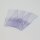 Münztaschen mit Lasche, 50x50 mm, ohne Druck, Weichfolie 0,18 mm, transparent